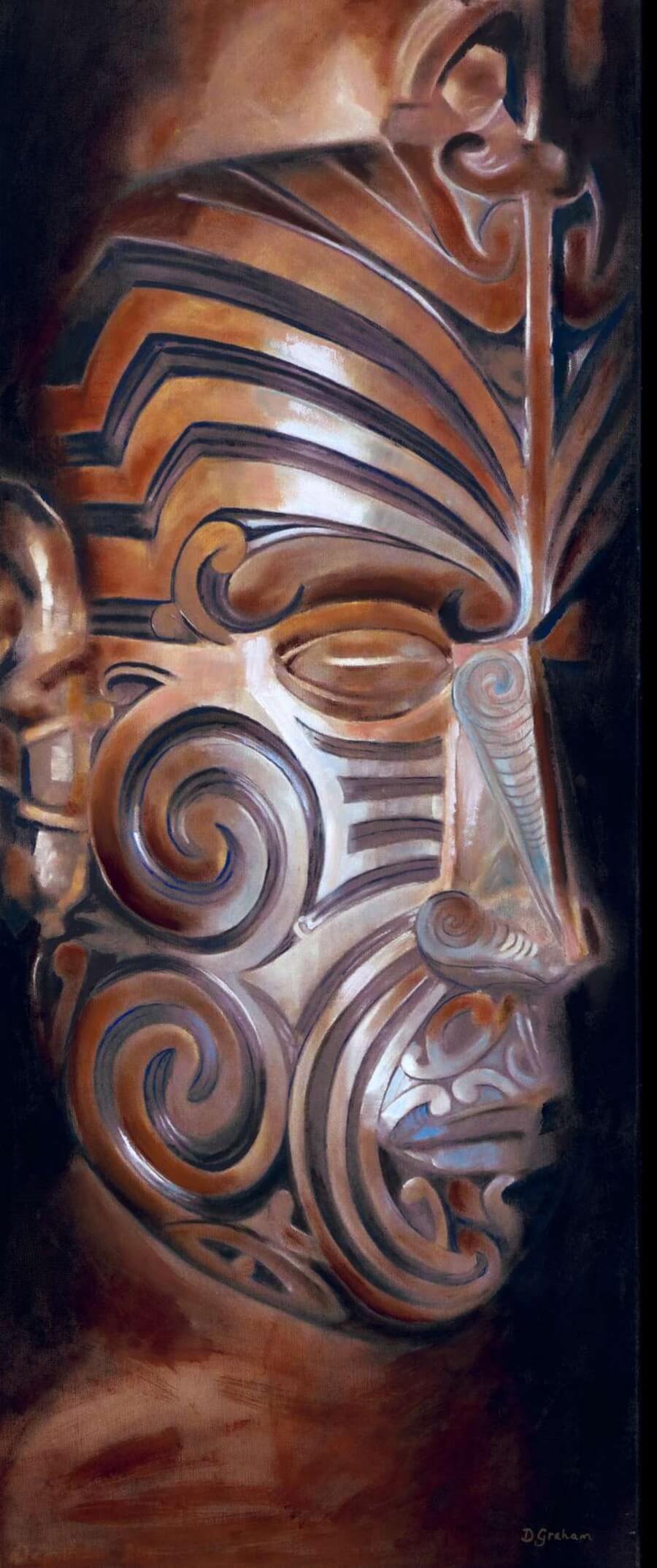 Maori Carving print